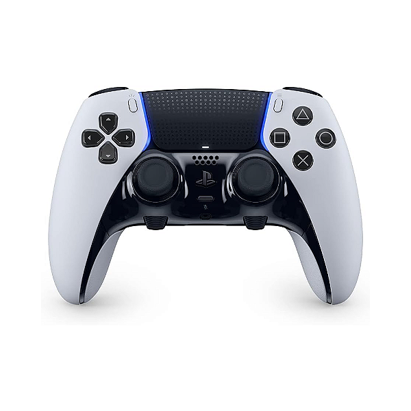 Controle PS5 Sony Sem Fio DualSense Edge Preto e Branco