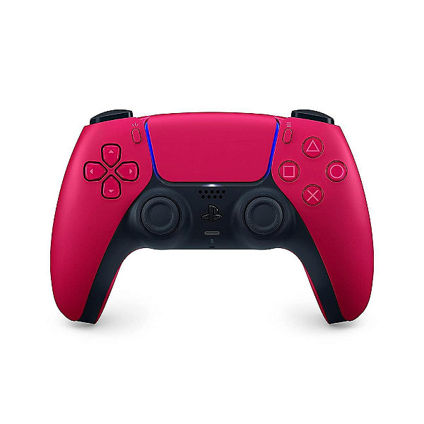 Controle PS5 Sony Sem Fio DualSense Vermelho Cosmic Red