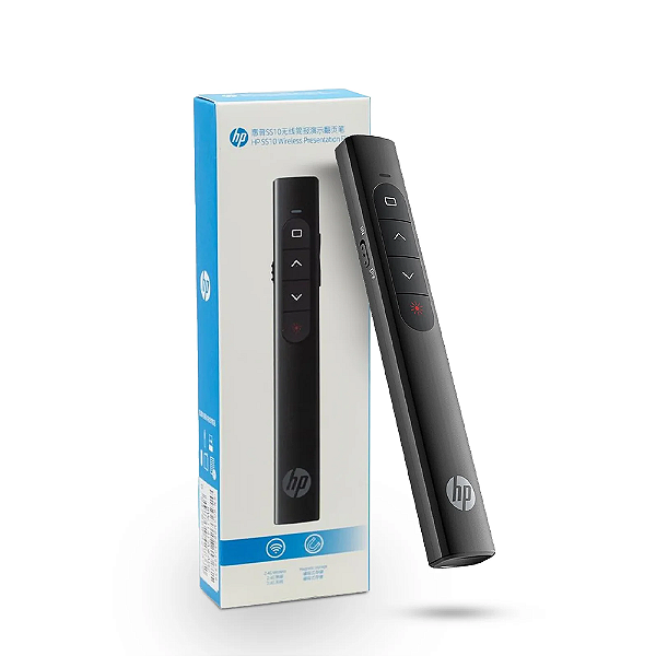 Controle Apresentador de Slides HP Com Caneta Laser Pointer