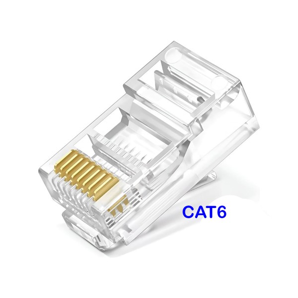 Conector RJ45 Macho CAT6e Fortrek FK 140E (UNIDADE)