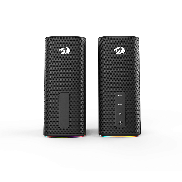 Caixa de Som Redragon Connie RGB 12W RMS GS814 Preto