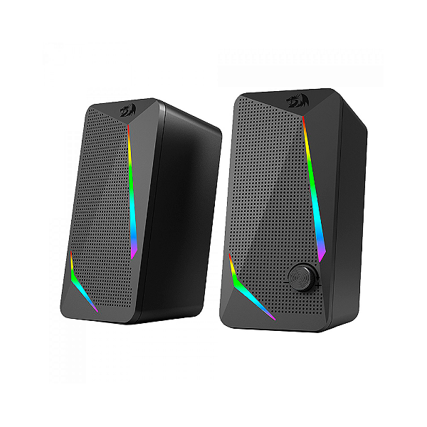 Caixa De Som Gamer Redragon Waltz Stereo 2.0 Rgb 2x5w Preto