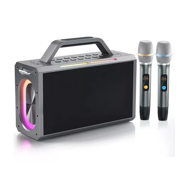 Caixa de Som Bluetooth com 2 Microfone 200W Tomate MTS-8002