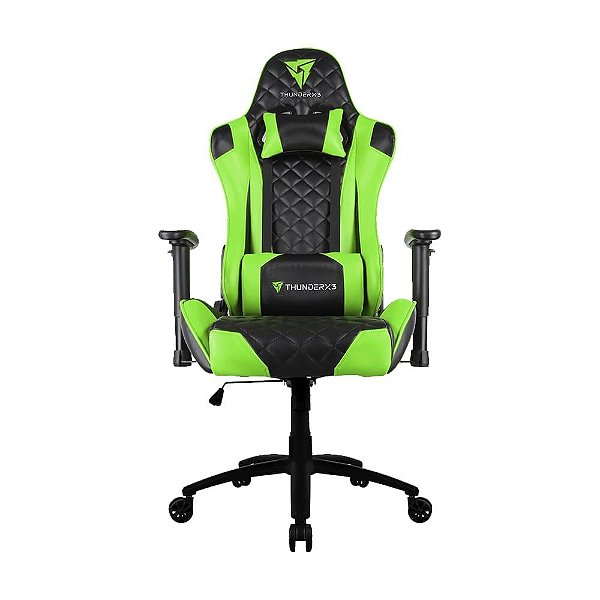Cadeira Gamer Ergonômica Thunderx3 Tgc12 Preta E Verde