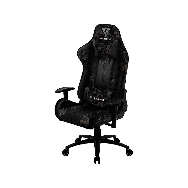 Cadeira Gamer Ergonômica Thunderx3 Bc3 Black Hawk Camo Cinza