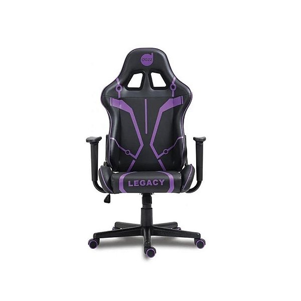 Cadeira Gamer Dazz Legacy Series Preto e Roxo