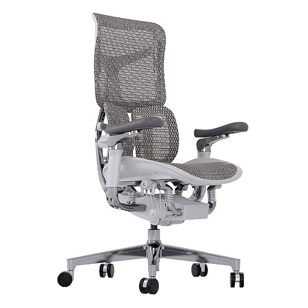 Cadeira Ergonômica Elements Una Cinza e Branca