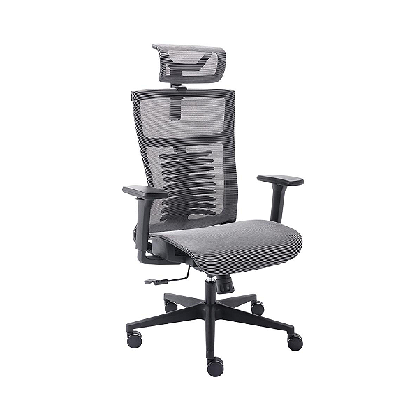 Cadeira Ergonômica Elements Vertta Pro Preto e Cinza