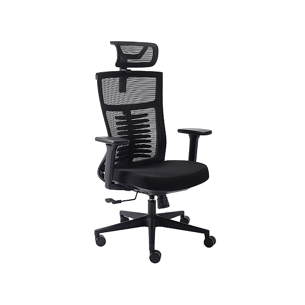 Cadeira De Escritório Ergonômica Elements Vertta Preta