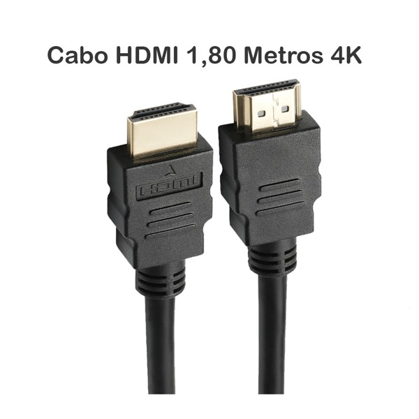 Cabo HDMI 1,80 Metros 4K