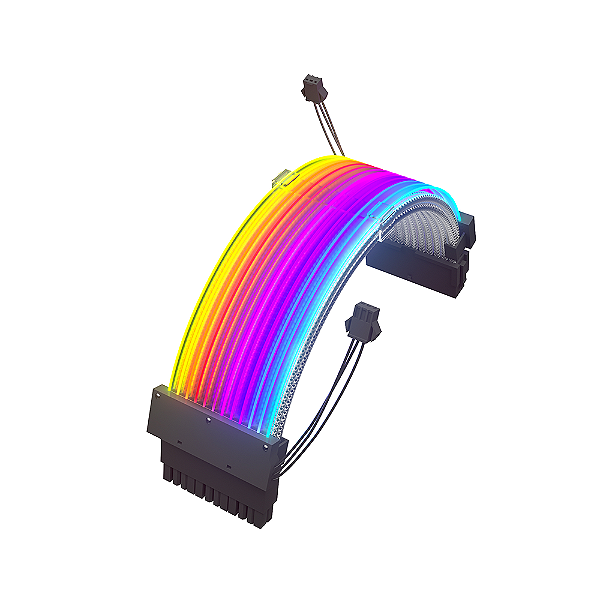 Cabo Extensor Redragon 24 Pinos ATX ARGB para Placas Mãe RD-GCP06