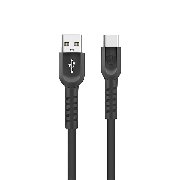Cabo Dual Shock Gshield Tipo C - USB A 1,2m Preto