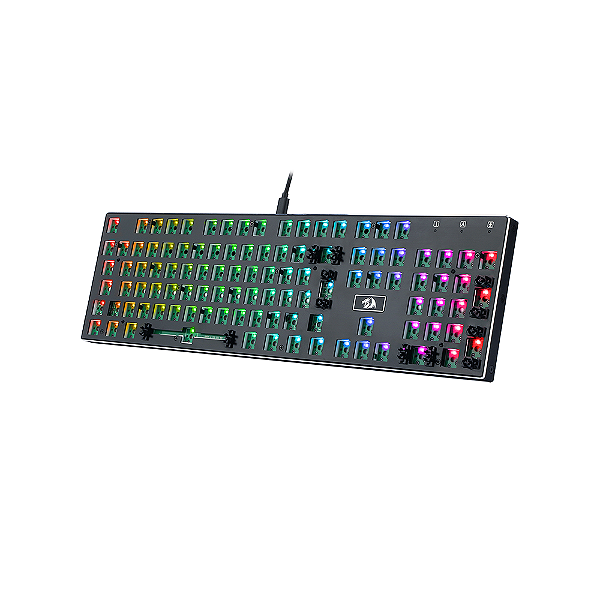 Base De Teclado Redragon Devarajas Barebone Preto Rgb Abnt2
