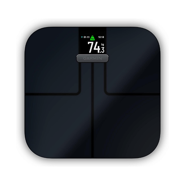 Balança Garmin Inteligente Index S2 Suporta Até 182kg Preto
