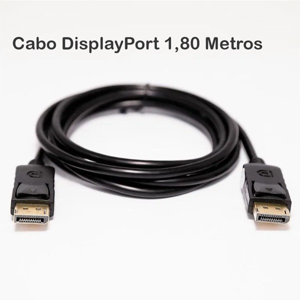 Cabo DisplayPort - 1,80 Metros