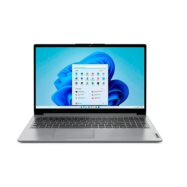 Notebook Lenovo Ideapad 1 15IAU7 Intel Core i3-1215U, 12GB, SSD 256GB M.2, 15,6" Full HD, Win11 e Office 2021 - 82VY000T