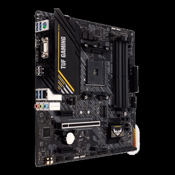 Placa Mae AMD (AM4) Asus TUF Gaming A520M-Plus II, DDR4, Usb 3.1, Hdmi, DP, Vga
