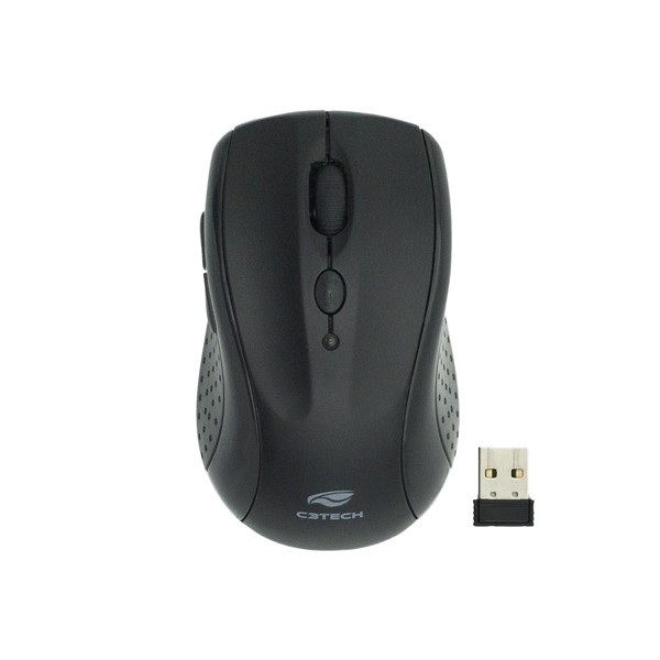 Mouse Sem Fio Dual Mode M-BT12BK C3Tech