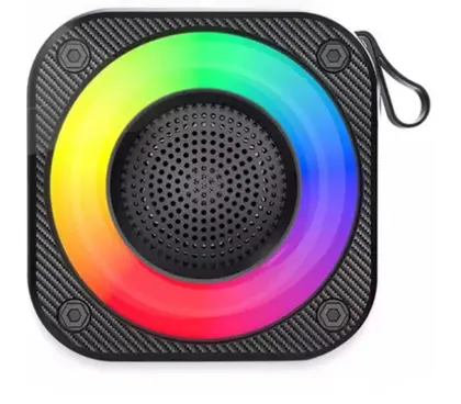 Caixa de Som Bluetooth 5W Portatil Flex Gold Com Led ZQS-1205