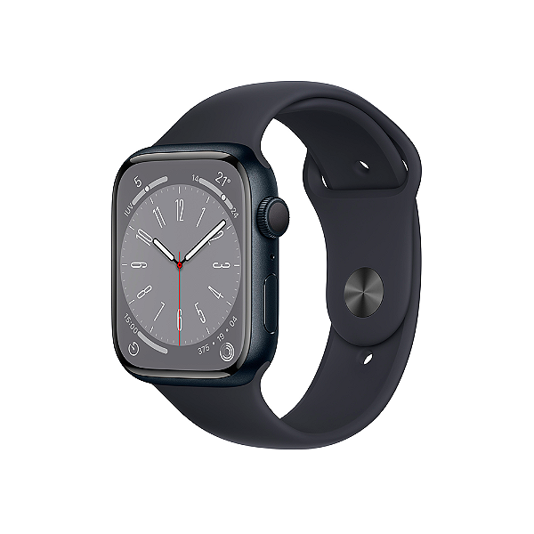 Relógio Apple Watch Série 8 41mm Preto Midnight Sport Band