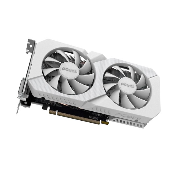 Placa de Video GPU RTX 3050 8GB GDDR6 128Bits PcYes Branco Projeto Edge - Pvrtx30508Wtpe