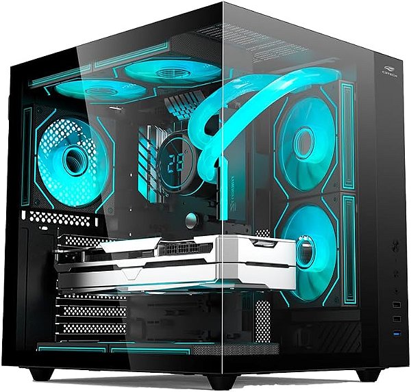 Computador Gamer Intel Core I5-12400F 16GB NVME 1TB Placa de vídeo 600w