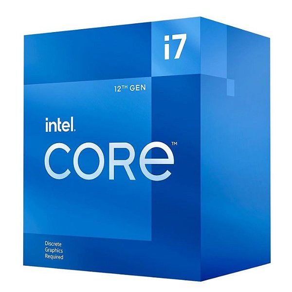 Processador Intel Core i7-12700F 2.10Ghz LGA1700 12ªG *Sem Video sem Cooler - BX8071512700F