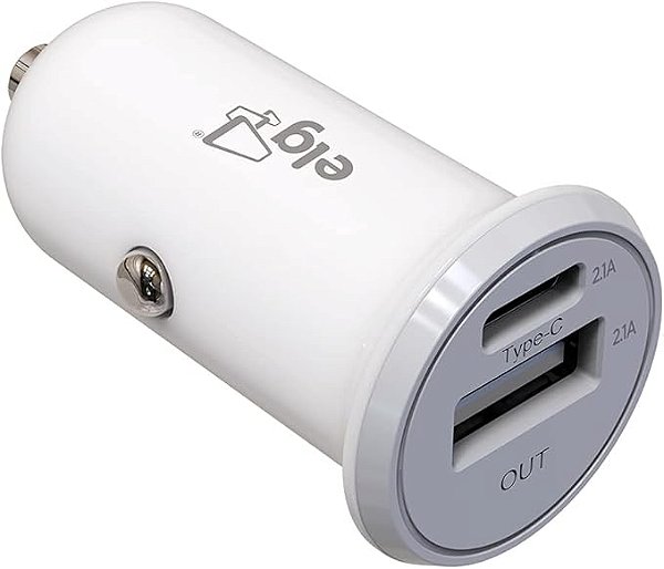 Carregador Veicular ELG 3.1A Quick Charge