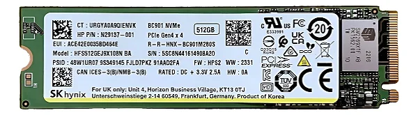 SSD 512GB M2 Nvme 2280 Hynix OEM Bandeja