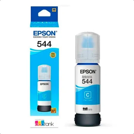 Cartucho Refil de Tinta Epson T544 Ciano 65ml Original - T544220-AL