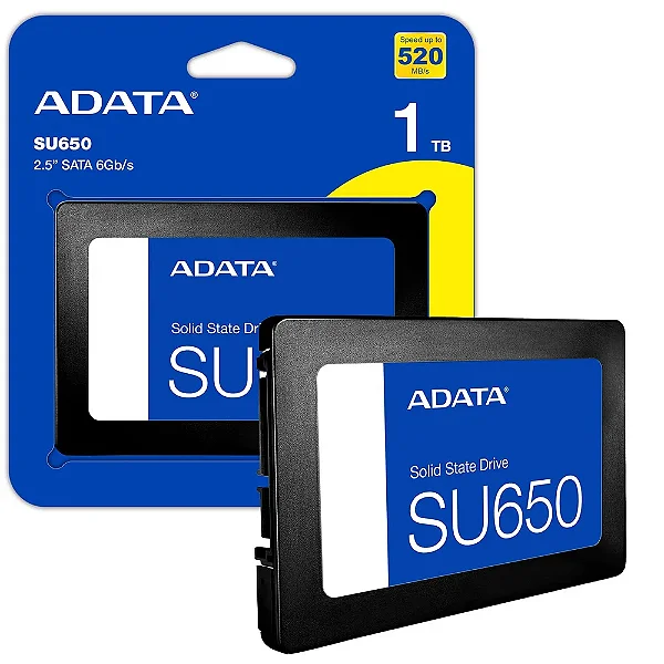 SSD 1TB Sata 2,5" Adata SU650 - ASU650SS-1000GTR