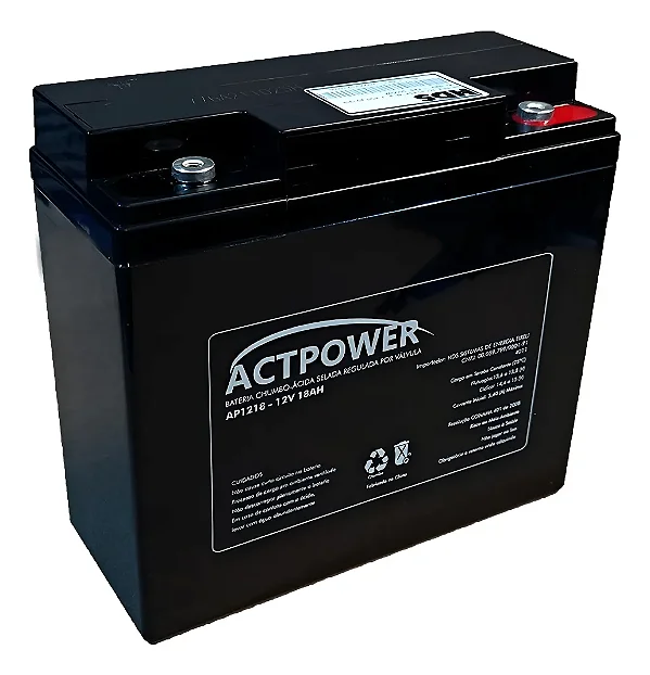Bateria Selada para Nobreak 12V 18Ah ACT Power