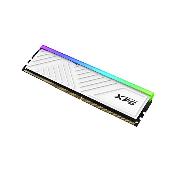 Memoria para Desktop DDR4 8GB 3200Mhz CL16 XPG SPECTRIX D35G RGB Branca XMP 2.0 - AX4U32008G16A-SWHD35G
