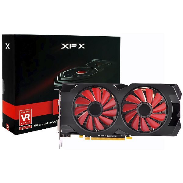 Placa de Vídeo GPU 8Gb Rx 580 DDR5 256Bits XFX