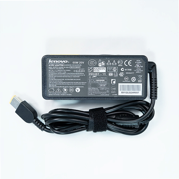 Fonte para Notebook 20V 3.25A Plug Retangular "USB" - Lenovo - Original