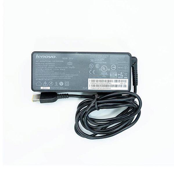Fonte para Notebook 20V 4.5A Plug Retangular "USB" - Lenovo - Original