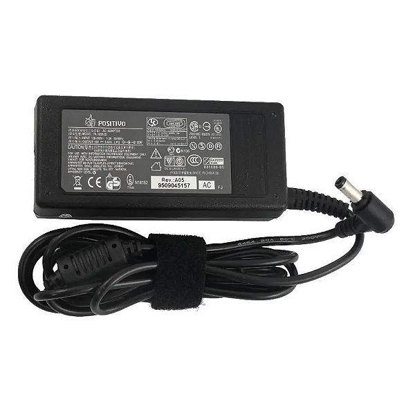 Fonte para Notebook 18.5V 3.5A Plug 5.5x2.5mm - Positivo- Original