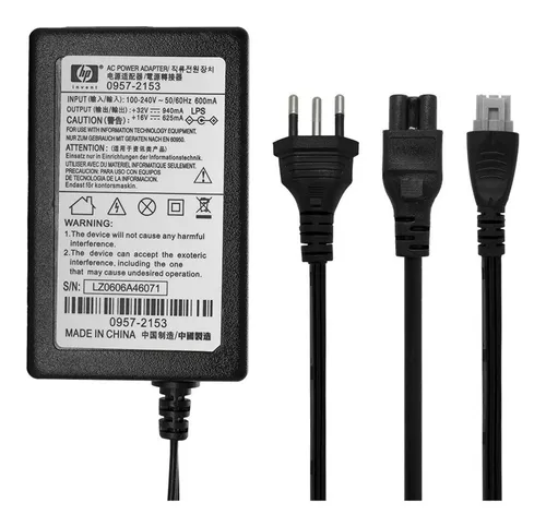 Fonte para Impressora HP Pino Cinza 32v 625ma / 940ma