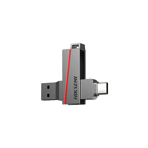 Pen Drive 64Gb Hiksemi Dual Drive E307C 64GB USB 3.0 e USB-C - HS-USB-E307C/64G/U3
