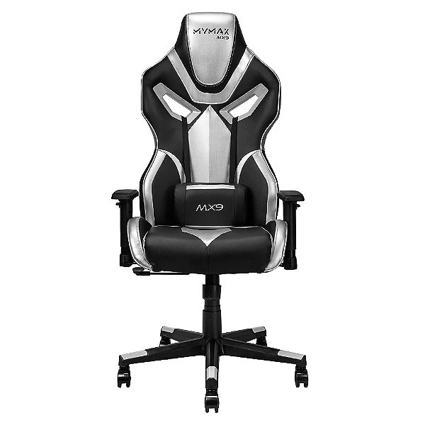 Cadeira Gamer Mymax MX9 Preto e Prata -  MGCH-MX9/SL