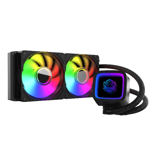 Water Cooler Pcyes Tundra Black Vulcan Argb 240Mm - Wctbv240