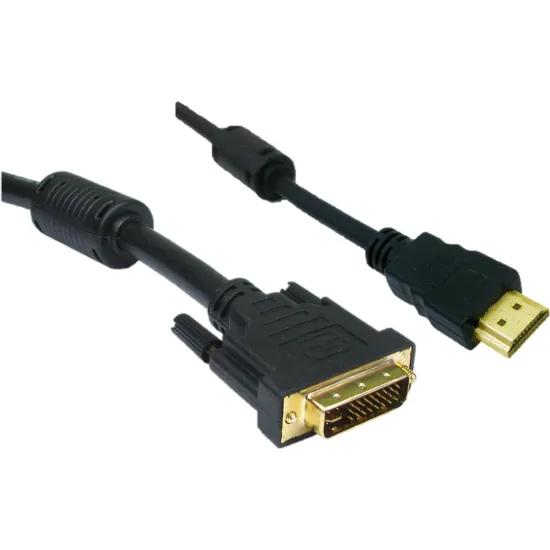 Cabo HDMI x DVI-I Com Filtro 2 metros
