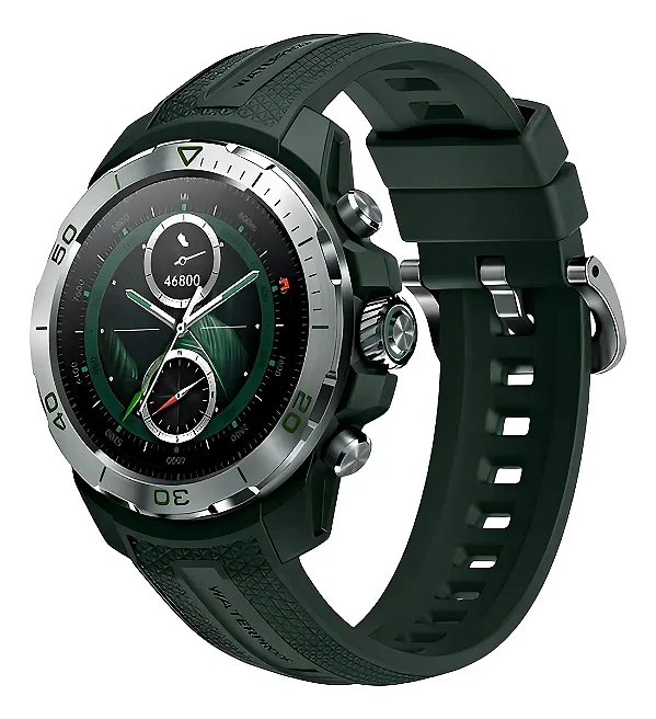 Relógio Smartwatch Mibro GS Explorer XPAW017 Obsidian Jungle Green Verde