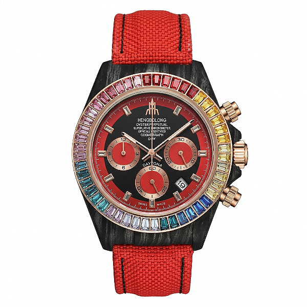 Relógio Homage Design São Paulo Rainbow Quartzo DiP 2026B