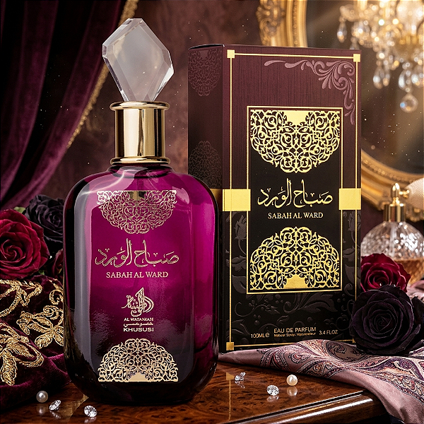 Perfume Al Wataniah Sabah al Ward 100ML Feminino Eau de Parfum