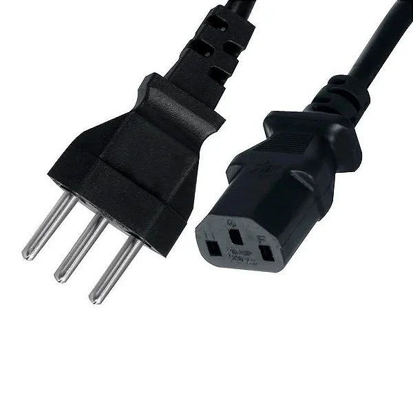 Cabo de Energia para Fonte ATX  5 metros 10 amperes