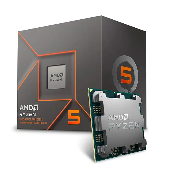 Processador AMD Ryzen 5 8500G AM5 3.5Ghz ( 5.0GHz Max) 22MB Cache - 100-100000931BOX
