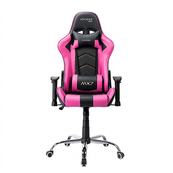 Cadeira Gamer Mymax MX7 Preto e Rosa MGCH-002V1/PK