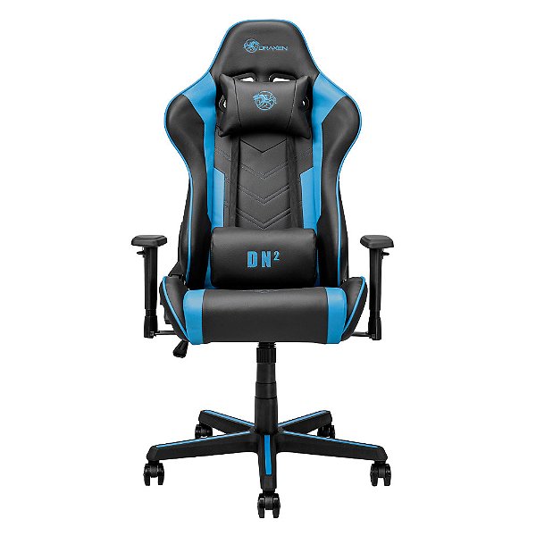 Cadeira Gamer DN2 Preto/Azul Celeste DRAXEN DN002-BLS