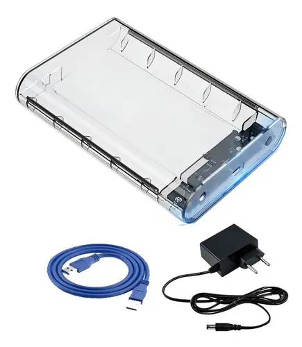 Gaveta Case para HD Sata III 3.5" Usb 3.0 6 Gbps FY-01